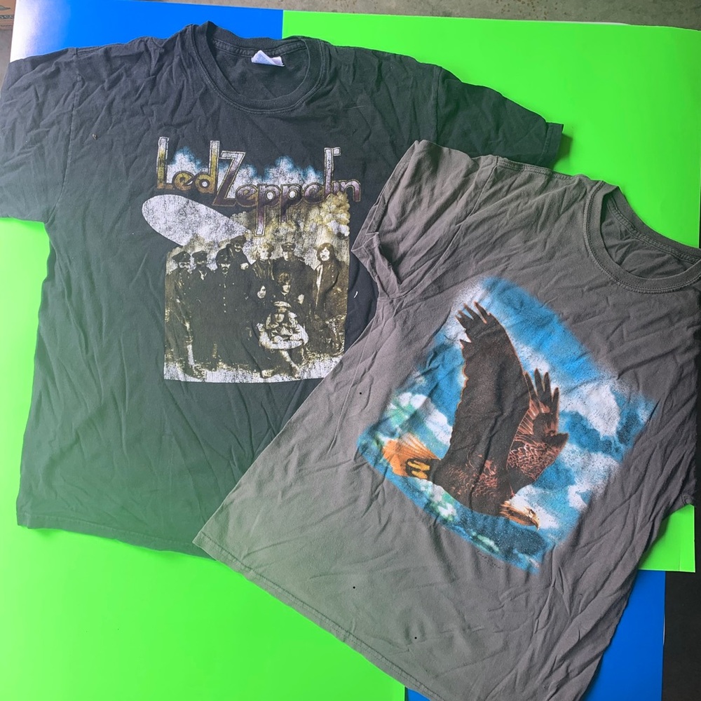Vintage T Shirt Lot LED Zeppelin